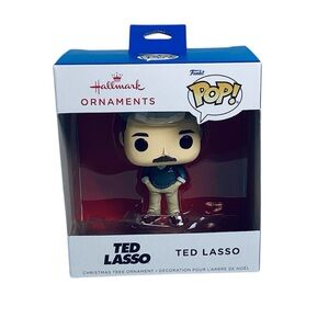 🐳 Funko Pop Ted Lasso Red and Blue Ornament